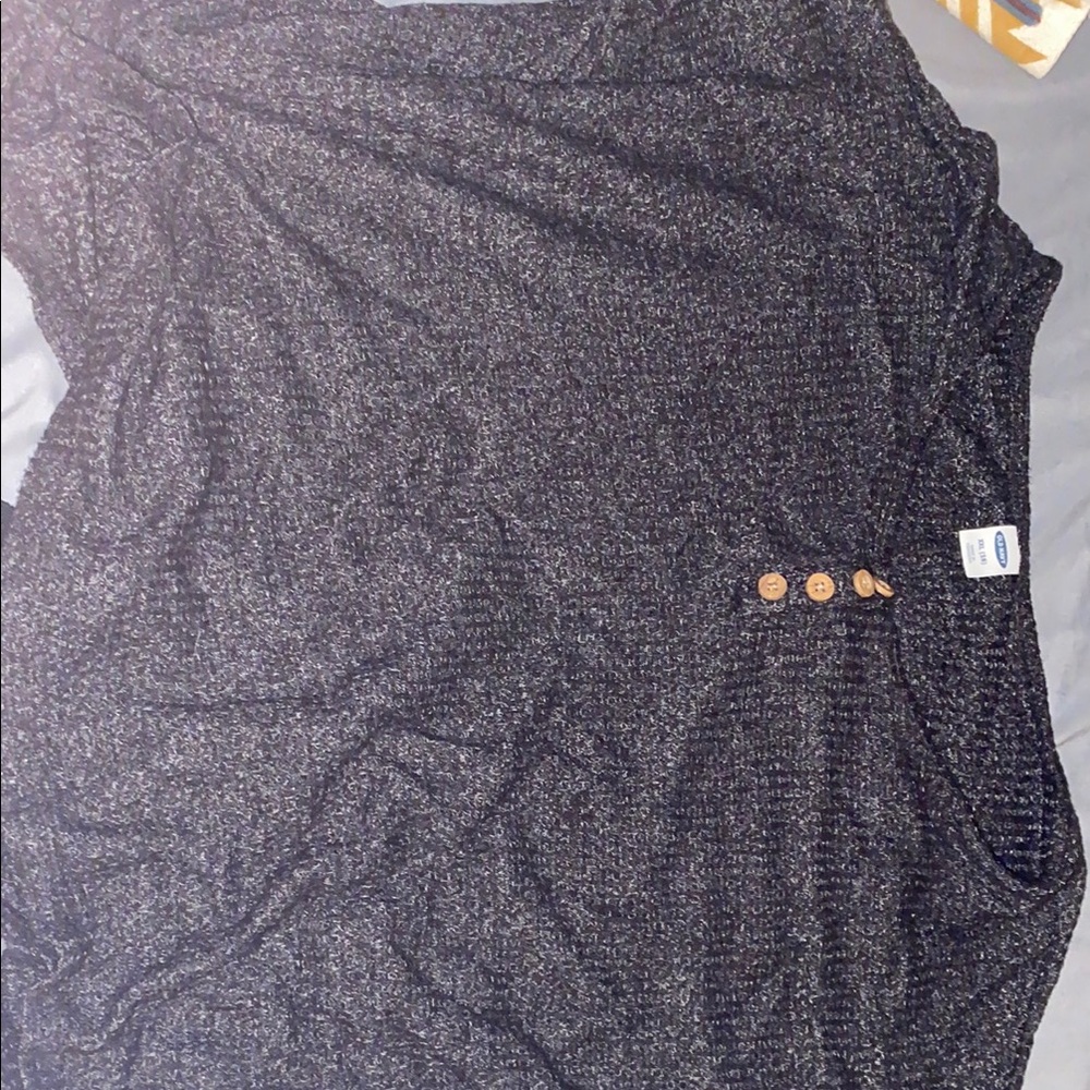 Old Navy Black Button Down Kids Shirt